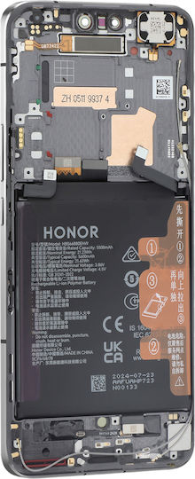 Honor Vollflächiger Displayschutz für Honor Magic 6 Pro Rahmen 5600mAh Batterie Schwarz