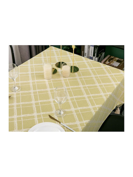 FRIPIA FRIPIA Leinen Tischdecke Grün 140x200cm