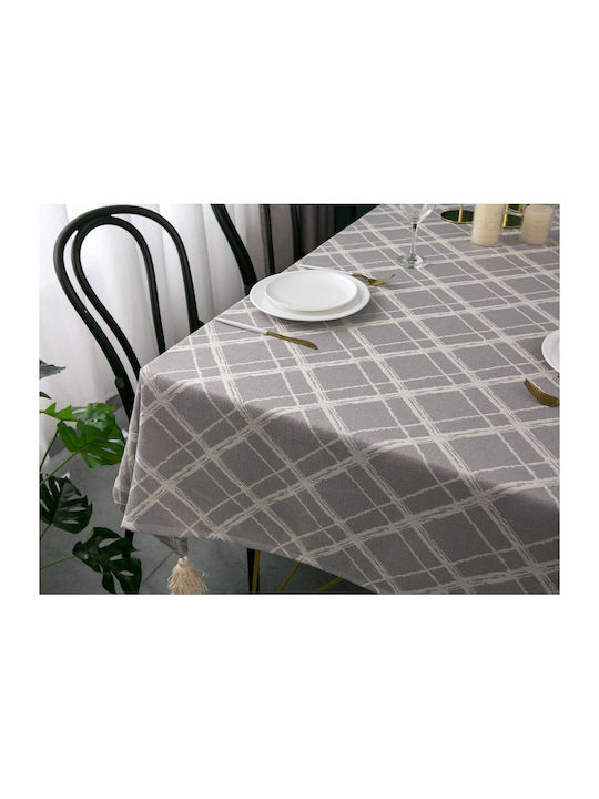 FRIPIA Τραπεζομάντηλο Λινό Γκρι 140x250εκ.