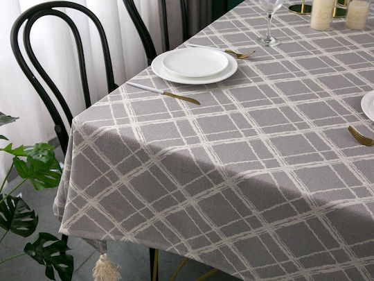 FRIPIA Τραπεζομάντηλο Λινό Γκρι 140x250εκ.