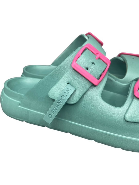 Vibe Foam Γυναικεία Σανδάλια Τιρκουάζ