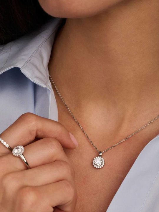 Ti Sento Silver Necklace