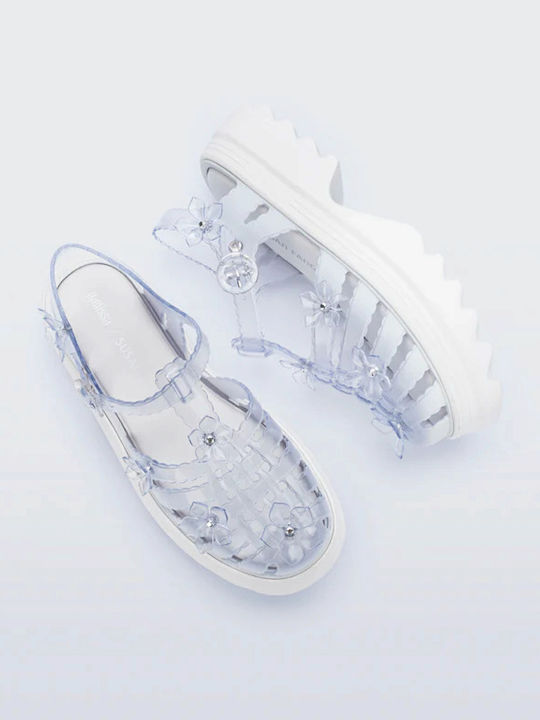 Дамски Сандали Flatforms Бели