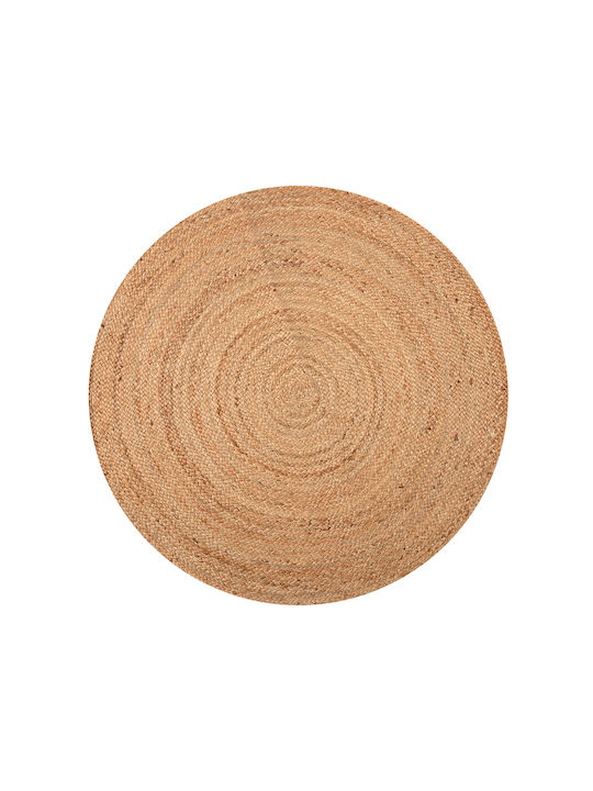 Handgefertigter Sommer Korbweide Teppich Φ120cm Beige Handgefertigter Sommer Korbweide Teppich Φ120cm Beige