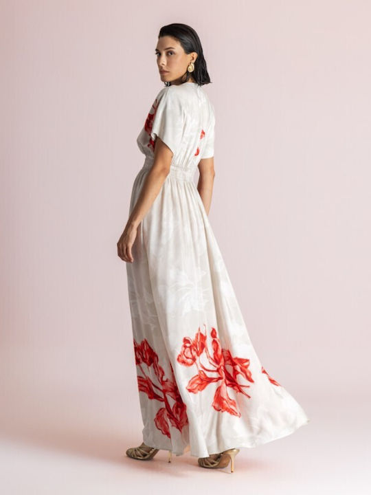 Moutaki Damenkleid Hochzeit - Taufe Mehrfarbig