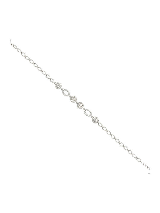 Xryseio Women's Silver Bracelet with Zircon