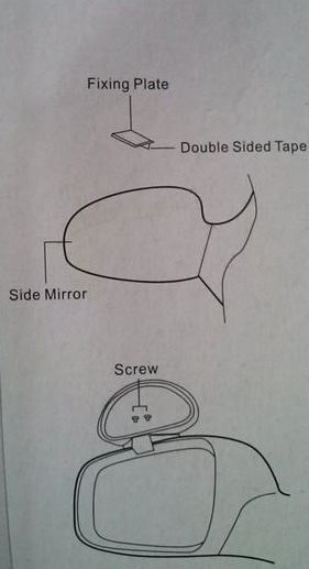 Alista Home Car Side Mirror Blind Spot