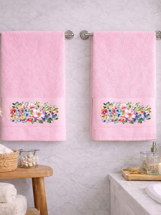 Astron Italy Face Towel Blossom Ecru 2 Pieces Weight 500gsm