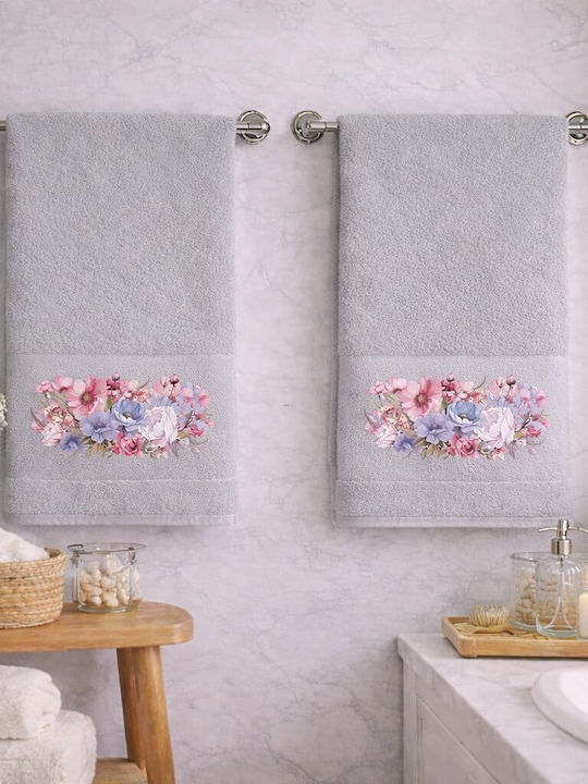 Astron Italy Face Towel Blossom Ecru 2 Pieces Weight 500gsm