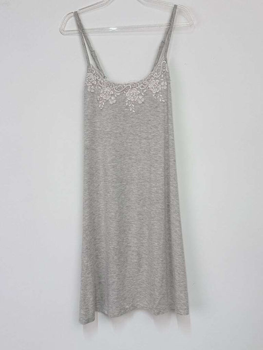 Cocobaci Sommerliches Damen-Schlafanzug-Set Grau