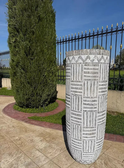 Vază Mare Decorativă Pentru Podea 120cm Luxury Vase Relieful Design Etnic Tribal