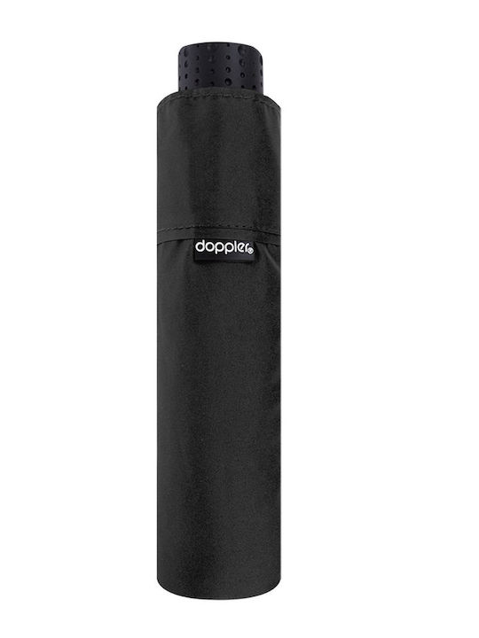 Doppler Umbrelă de ploaie Compact Neagră