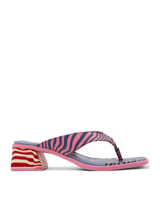Damen Sandalen Mehrfarbige Leder