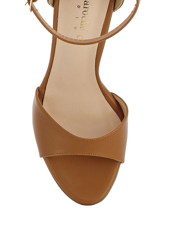 Leather Tabac Brown Sandals