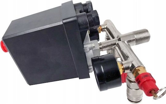 Comutator De Presiune Compresor Conectori Rapizi Manometre Verke V81204 230 V 3-12 Bar