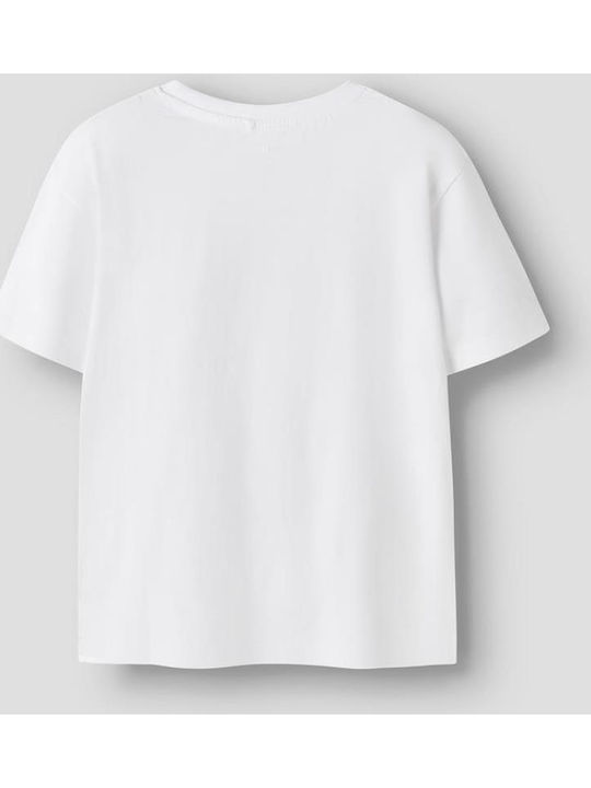 Kids Short-Sleeved White Blouse Fortnite