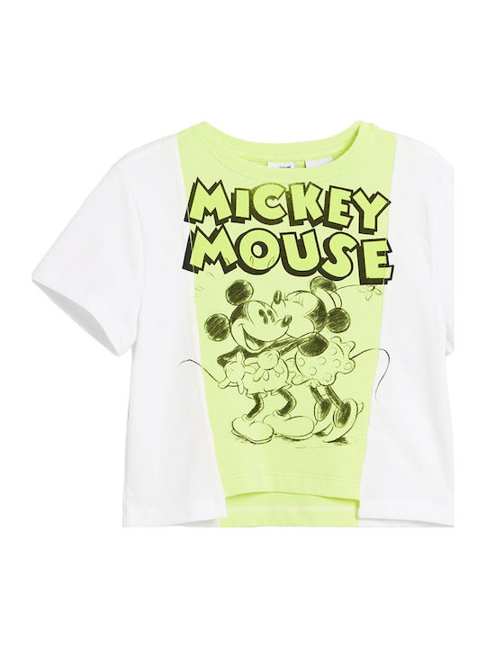 Детска Блуза Бяла Kiss Mickey