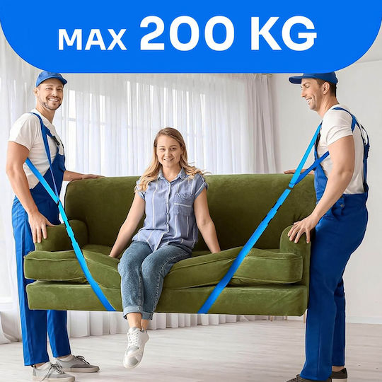 Geko G29795 Furniture Carrying Straps 2.9 Meters 270 Kg Clamps