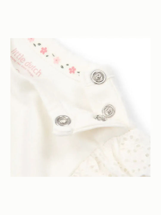 Kids Short-Sleeved White Blouse