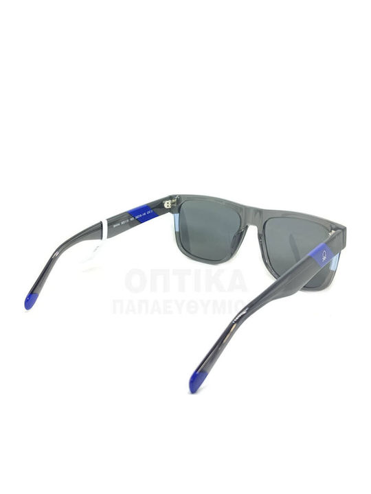Benetton Men's Sunglasses With Gray Frame And Gray Lens BE5110 905