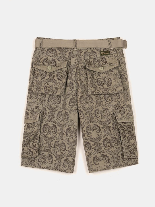 Herren Shorts Cargo Grau