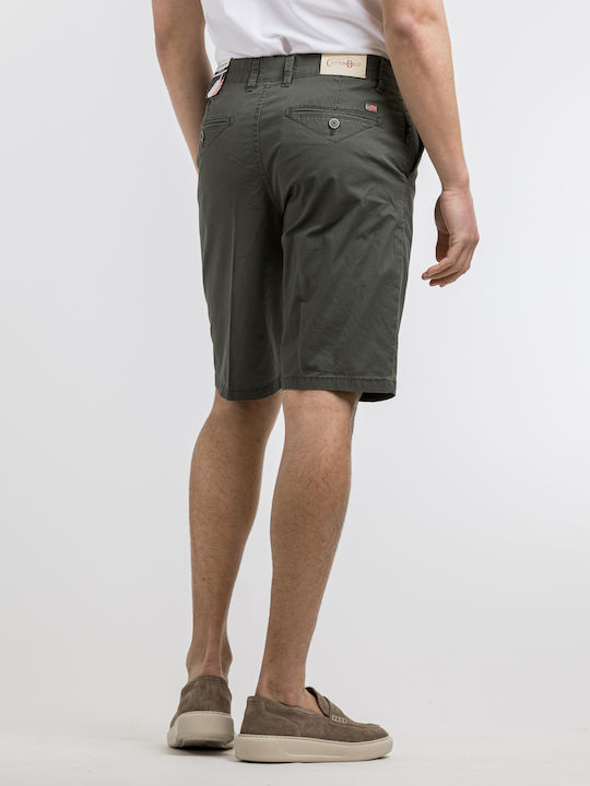 Pantaloni Scurți Bărbați Kaki