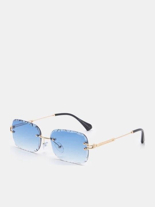 Luigi Sunglasses Gold With Metallic Frame Luigi Sunglasses Gold With Metallic Frame