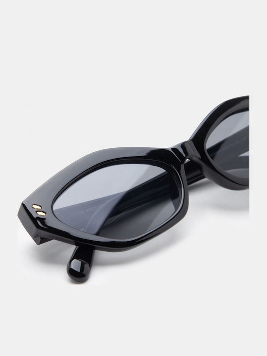 Luigi Unisex Ochelari De Soare Cu Culoare Neagră A Skelețului Și Culoare Neagră A Lentilei 4878601