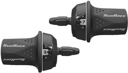 SunRace Δεξιός Λεβιές Ταχυτήτων Ποδηλάτου 7SP + Δώρο Σύρμα Ταχυτήτων και Γράσο