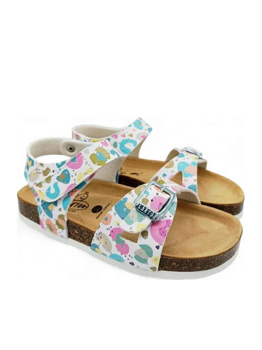 Kids' Anatomic White Sandals