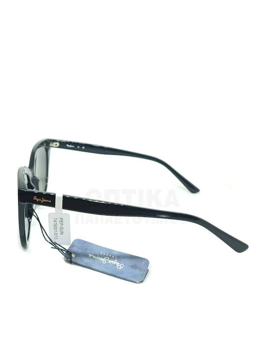 Pepe Jeans Pj7476 001 Women's Sunglasses with Black Frame and Green Lens PJ7476-001