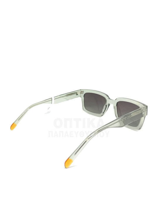 Benetton Unisex Sunglasses With Green Frame And Gray Lens BE5101 901