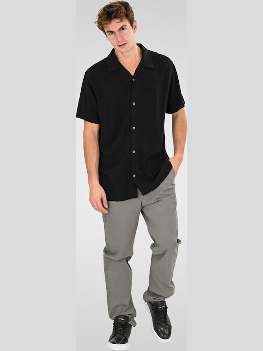 Chino Trousers Elastic Regular Fit Gray