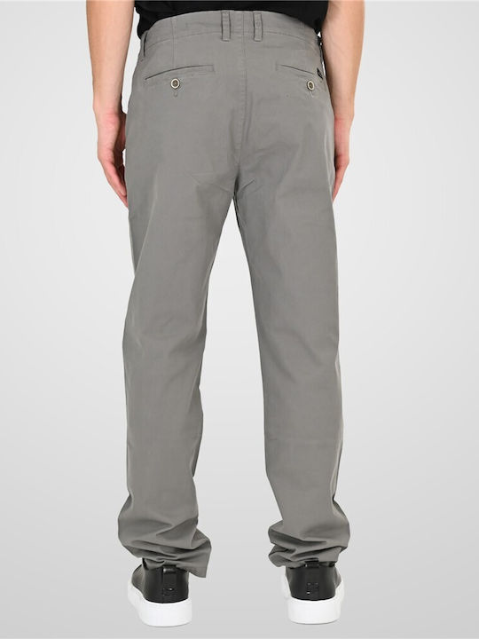 Chino Trousers Elastic Regular Fit Gray