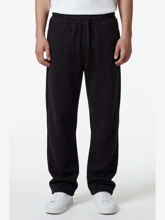 Trousers in Baggy Leg Style Black