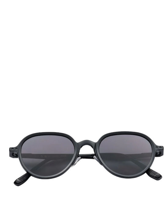 De Sunglasses Ochelari De Soare Negri Cu Ramă Din Plastic / Acetat De Sunglasses Ochelari De Soare Negri Cu Ramă Din Plastic / Acetat