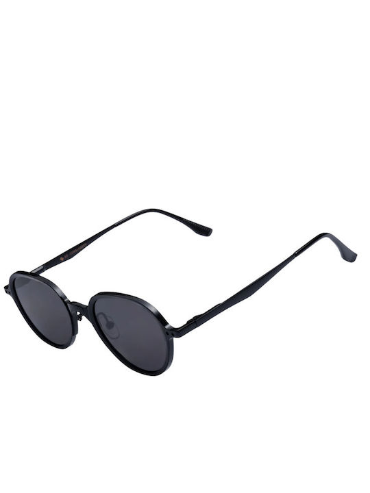 De Sunglasses Unisex Sonnenbrillen mit Schwarzem Horn umrandetem Rahmen THEDUNE25BLK-N