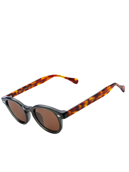 De Sunglasses Unisex Sonnenbrillen mit Horn umrandetem Rahmen ELIOT25TORT-N