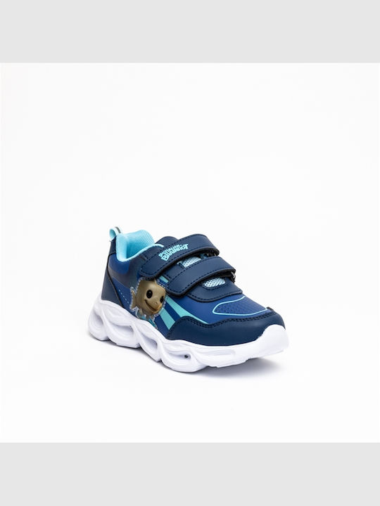 Παιδικά Sneakers με Σκρατς Navy Μπλε