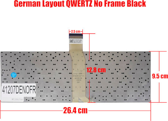 Deutsche Tastatur Für Laptop German Laptop Keyboard Sony Vaio Svt-11 Sv-t11 Svt11 Svt111 Svt1112s1e Svt1112m1e Svt1111c5e Svt1112m1r Svt1112s1r 149107811 De No Frame Black Κωδ.41207denofr