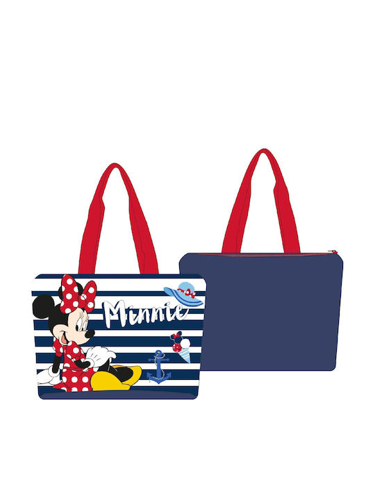 Disney Minnie Παιδική Τσάντα Θαλάσσης Μπλε 47x33x15εκ.