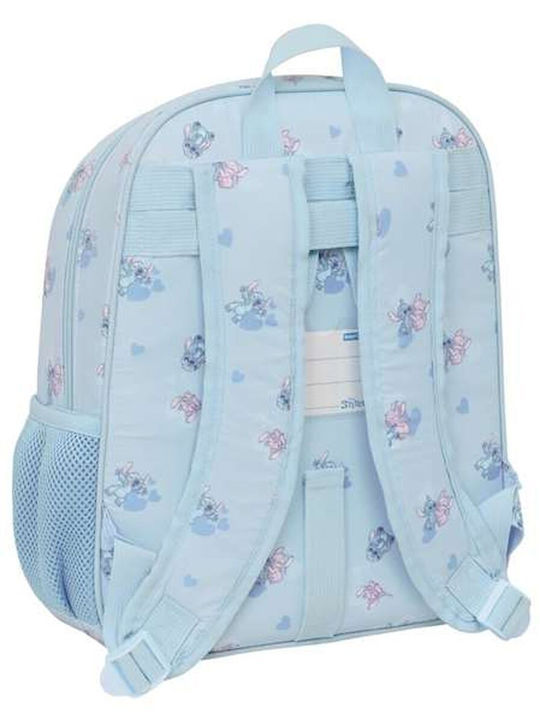 School Kids Backpack Light Blue 34x28x10cm