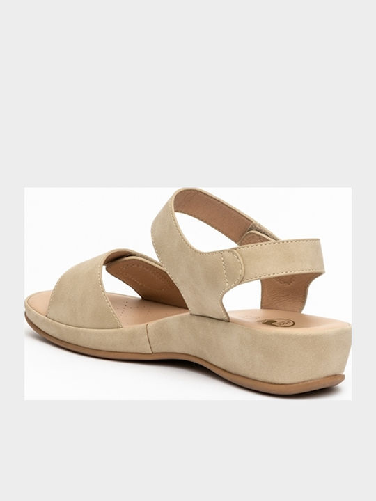 Sommer Damenplattformen Beige