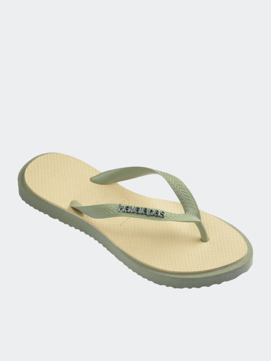 Top Flip Flops in Green Colour