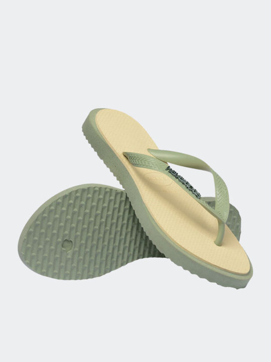 Top Flip Flops in Green Colour