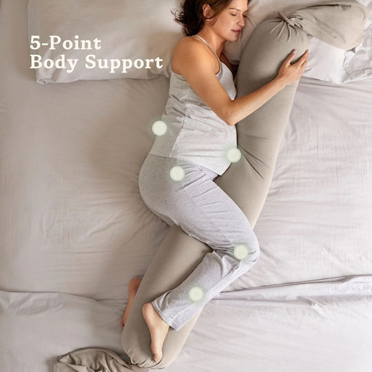 Bbhugme Beige Pregnancy & Breastfeeding Pillow