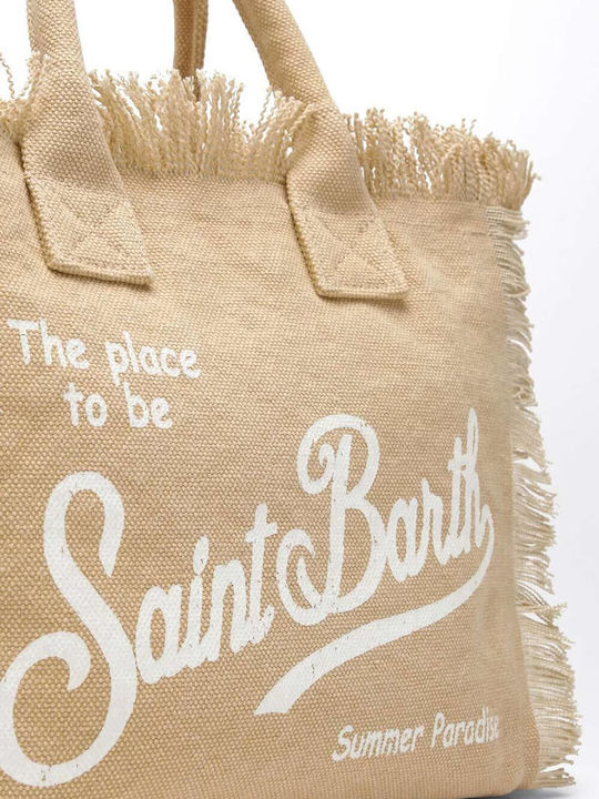 MC2 Colette Fabric Beach Bag Beige