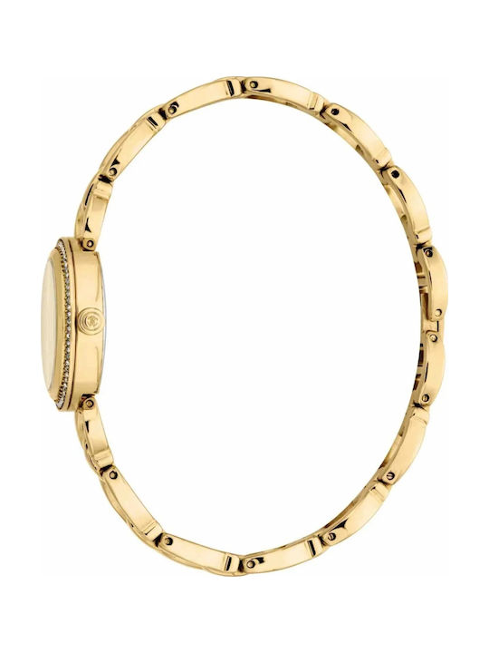 Roberto Cavalli Glam Womens Watch Battery with Gold Metal Bracelet