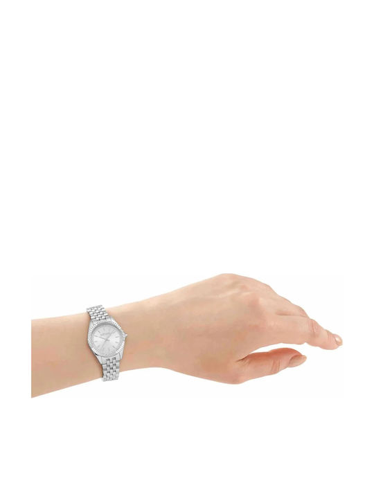 Just Cavalli Womens Watch Battery with Silver Metal Bracelet