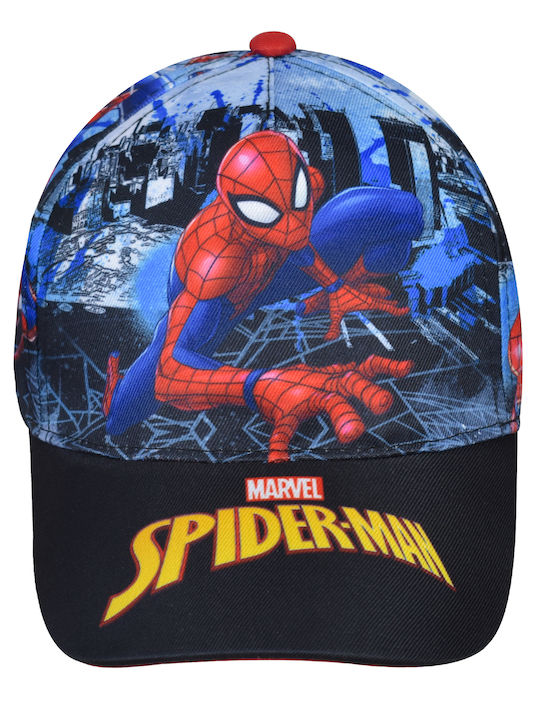 Stamion Kids' Hat Jockey Spiderman Blue Stamion Kids' Hat Jockey Spiderman Blue